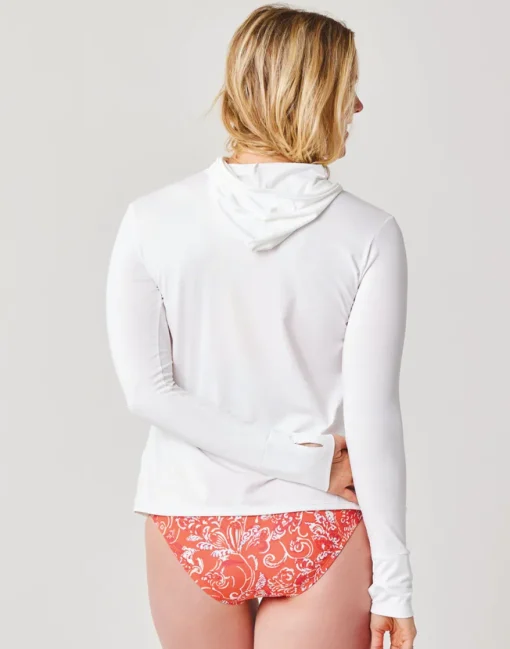 Carve Designs Rashguards & Sun Protection^Alani Sunshirt: Cloud