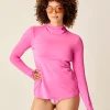 Carve Designs Rashguards & Sun Protection^Alani Sunshirt: Hot Pink