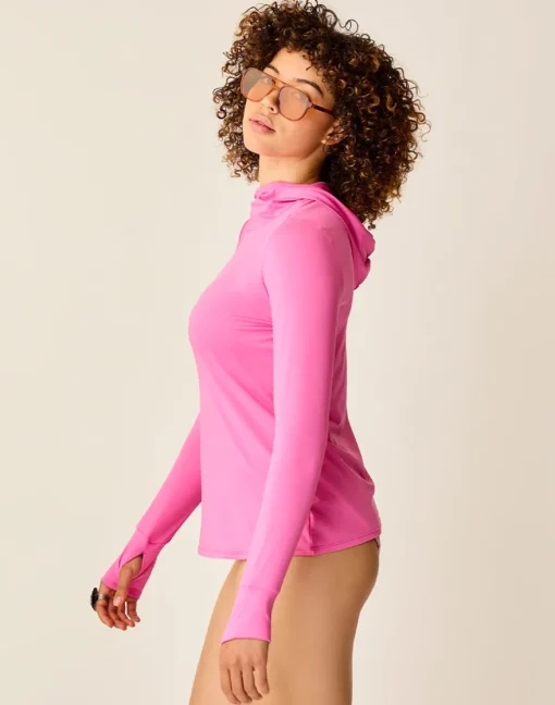 Carve Designs Rashguards & Sun Protection^Alani Sunshirt: Hot Pink