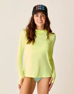 Carve Designs Rashguards & Sun Protection^Alani Sunshirt: Limeade