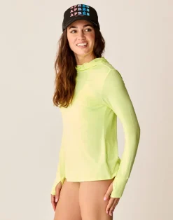 Carve Designs Rashguards & Sun Protection^Alani Sunshirt: Limeade