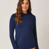Carve Designs Rashguards & Sun Protection^Alani Sunshirt: Navy