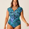 Carve Designs One Pieces^All Day One Piece: Blue Oasis
