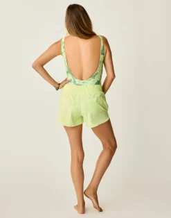 Carve Designs Boardshorts^Bali Short: Limeade