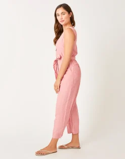 Carve Designs Jumpsuits & Overalls^Bonfire Jumpsuit: Lt. Red Chambray