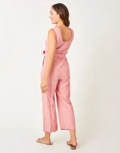 Carve Designs Jumpsuits & Overalls^Bonfire Jumpsuit: Lt. Red Chambray