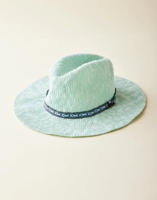 Carve Designs Accessories^Capistrano Crushable Hat: Sea Glass