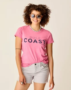 Carve Designs Short Sleeve^Cassidy Graphic Tee: Chateau Gulf