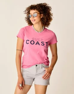 Carve Designs Short Sleeve^Cassidy Graphic Tee: Chateau Gulf