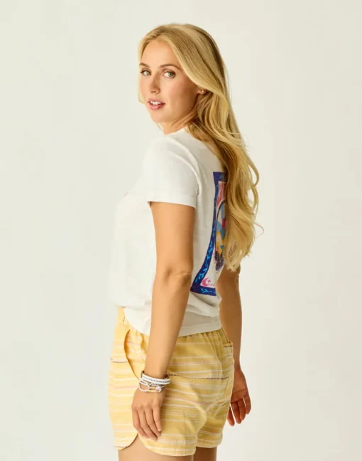 Carve Designs Short Sleeve^Cassidy Graphic Tee: Cloud Poster