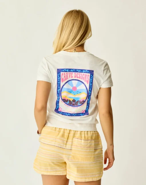 Carve Designs Short Sleeve^Cassidy Graphic Tee: Cloud Poster