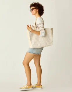Carve Designs Accessories^Cotton Tote: Check