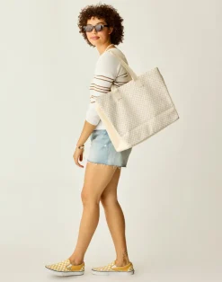 Carve Designs Accessories^Cotton Tote: Check
