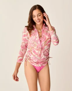 Carve Designs Rashguards & Sun Protection^Cruz Rashguard: Pink Oasis