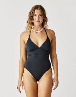 Carve Designs One Pieces^Dahlia One Piece: Black