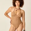 Carve Designs One Pieces^Dahlia One Piece: Dune