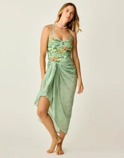 Carve Designs Accessories^Dylan Gauze Sarong: Haze Print
