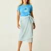 Carve Designs Accessories^Dylan Gauze Sarong: Lagoon Stripe