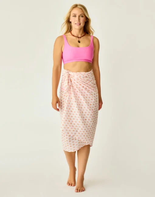 Carve Designs Accessories^Dylan Gauze Sarong: Pink Batik