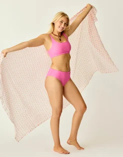 Carve Designs Accessories^Dylan Gauze Sarong: Pink Batik