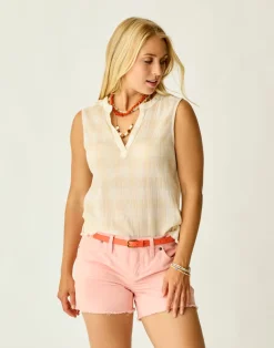 Carve Designs Tanks^Dylan Tank: Multiplaid