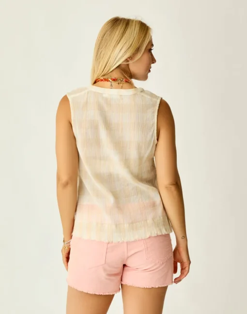 Carve Designs Tanks^Dylan Tank: Multiplaid