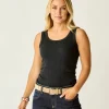 Carve Designs Tanks^Ever Tank: Black Rib