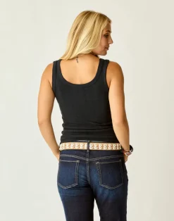 Carve Designs Tanks^Ever Tank: Black Rib