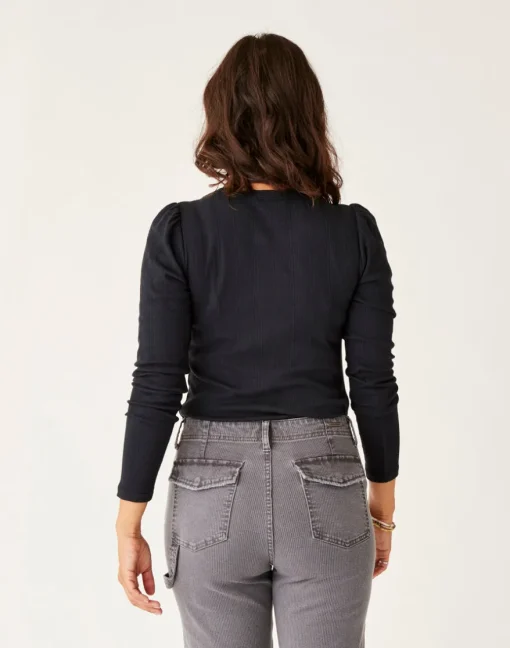 Carve Designs Long Sleeve^Ever Top: Black