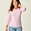 Carve Designs Long Sleeve^Ever Top: Soft Lilac