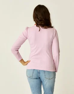Carve Designs Long Sleeve^Ever Top: Soft Lilac