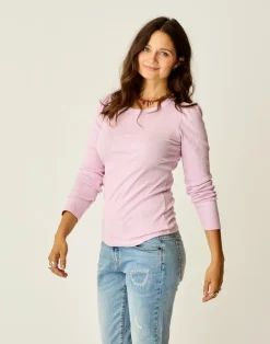 Carve Designs Long Sleeve^Ever Top: Soft Lilac