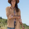 Carve Designs Sweaters & Jackets^Hudson Stretch Cord Shacket: Camel