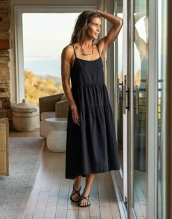 Carve Designs Dresses | Dresses^Jacey Textured Dress: Black Texture