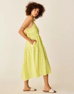 Carve Designs Dresses | Dresses^Jacey Textured Dress: Limeade Embroidered