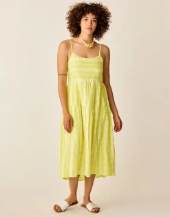 Carve Designs Dresses | Dresses^Jacey Textured Dress: Limeade Embroidered