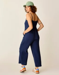 Carve Designs Jumpsuits & Overalls^Knox Gauze Jumpsuit: Navy