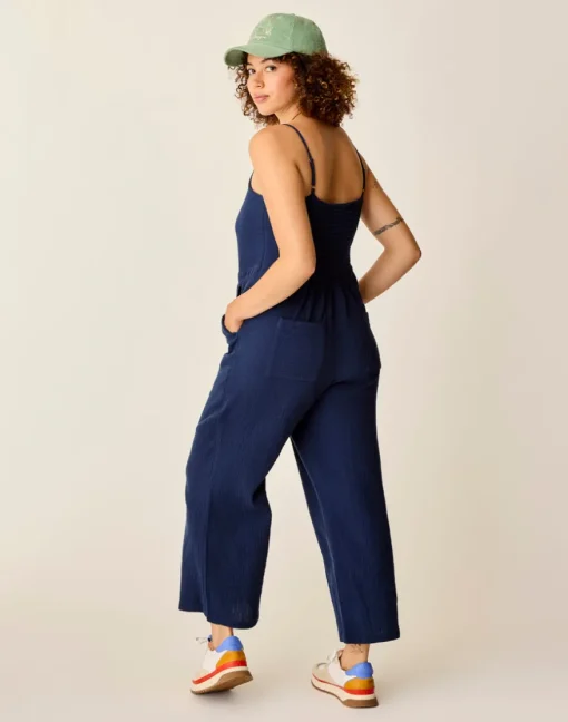Carve Designs Jumpsuits & Overalls^Knox Gauze Jumpsuit: Navy