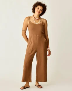 Carve Designs Jumpsuits & Overalls^Knox Gauze Jumpsuit: Rum