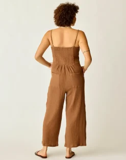 Carve Designs Jumpsuits & Overalls^Knox Gauze Jumpsuit: Rum