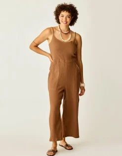Carve Designs Jumpsuits & Overalls^Knox Gauze Jumpsuit: Rum