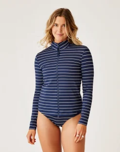 Carve Designs Rashguards & Sun Protection^Lake Sunshirt: Nautical