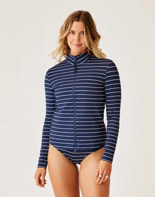 Carve Designs Rashguards & Sun Protection^Lake Sunshirt: Nautical