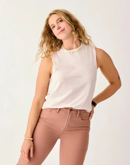 Carve Designs Tanks^Larisa Hemp Tank: Pastel
