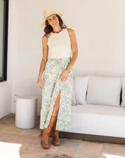 Carve Designs Dresses | Dresses^Lark Linen Dress: Haze Mezcal