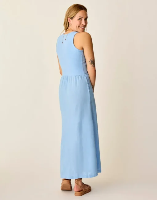 Carve Designs Dresses | Dresses^Lark Linen Dress: Sky Blue Chambray