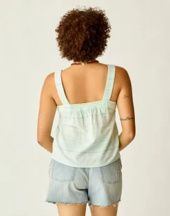 Carve Designs Tanks^Liv Stitched Top: Surf Spray Texture