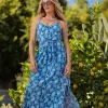 Carve Designs Dresses | Dresses^Macy Dress: Navy Floral