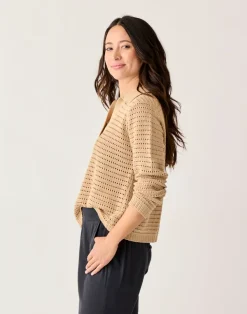 Carve Designs Sweaters & Jackets^Morgan Polo Sweater: Biscuit