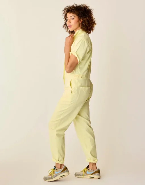 Carve Designs Jumpsuits & Overalls^Nyla Twill Jumpsuit: Light Limeade